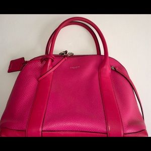 Beautiful Bright Pink Authentic Coach Handbag